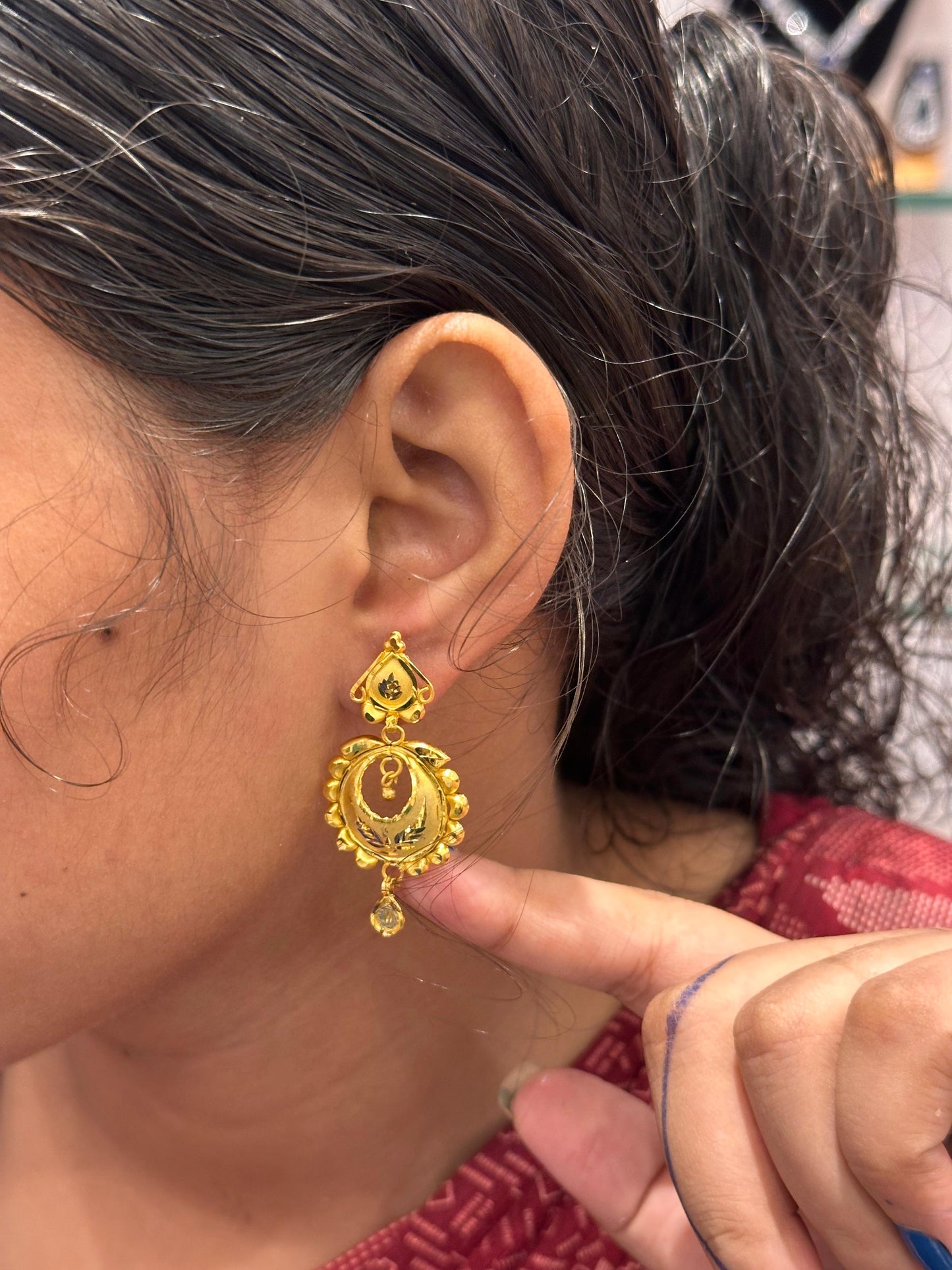 Gold Plated Earring (24K)D19