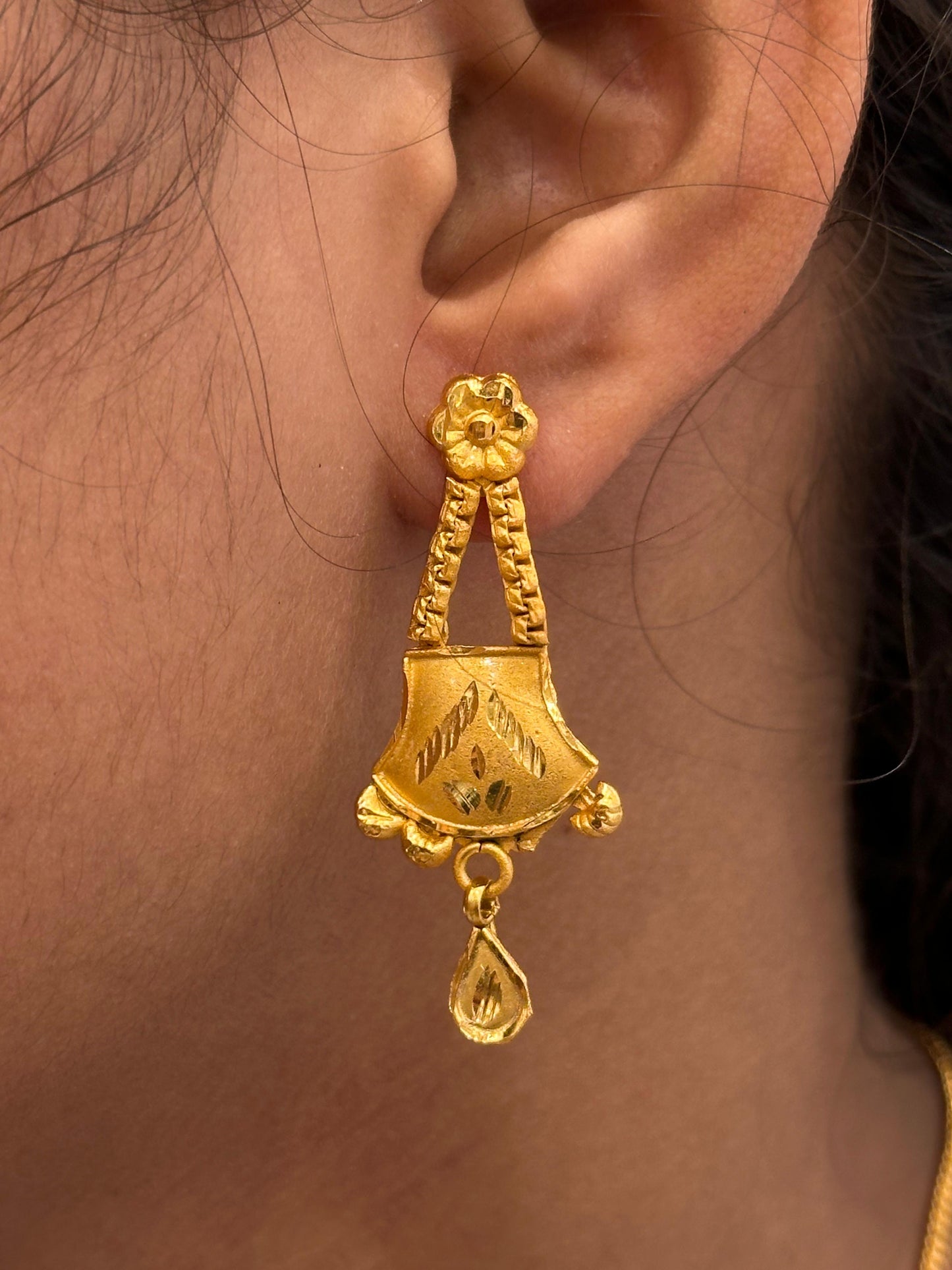 Gold Plated Earring (24K)D15