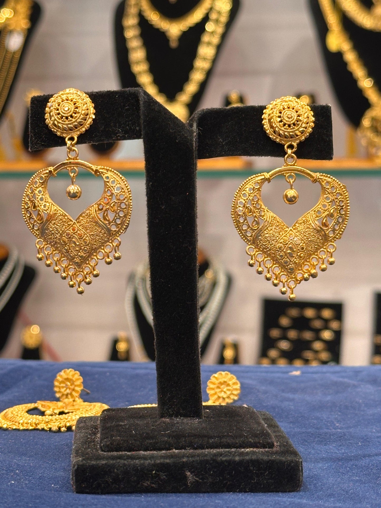 Designing Earrings 24K(GOLD PLATED)D1