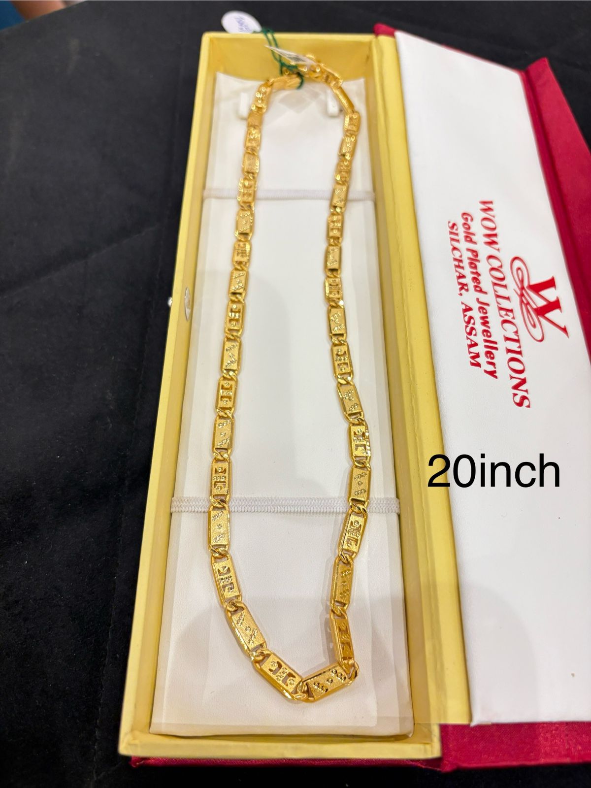 GENTS CHAIN 24K GOLD PLATED (20 SIZE) D2