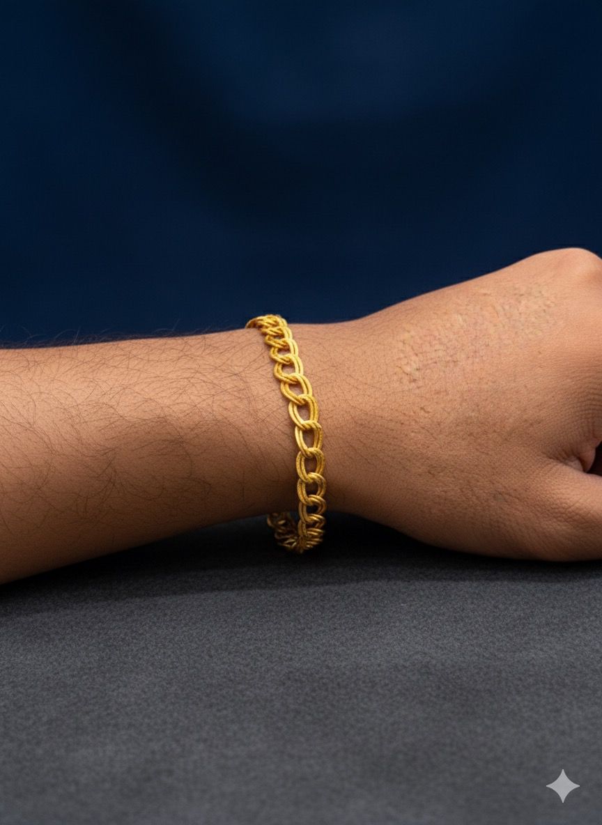 Bracelet(Boys)-24K(Gold Plated) D26