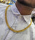 GENTS CHAIN 24K GOLD PLATED (20 SIZE) D11