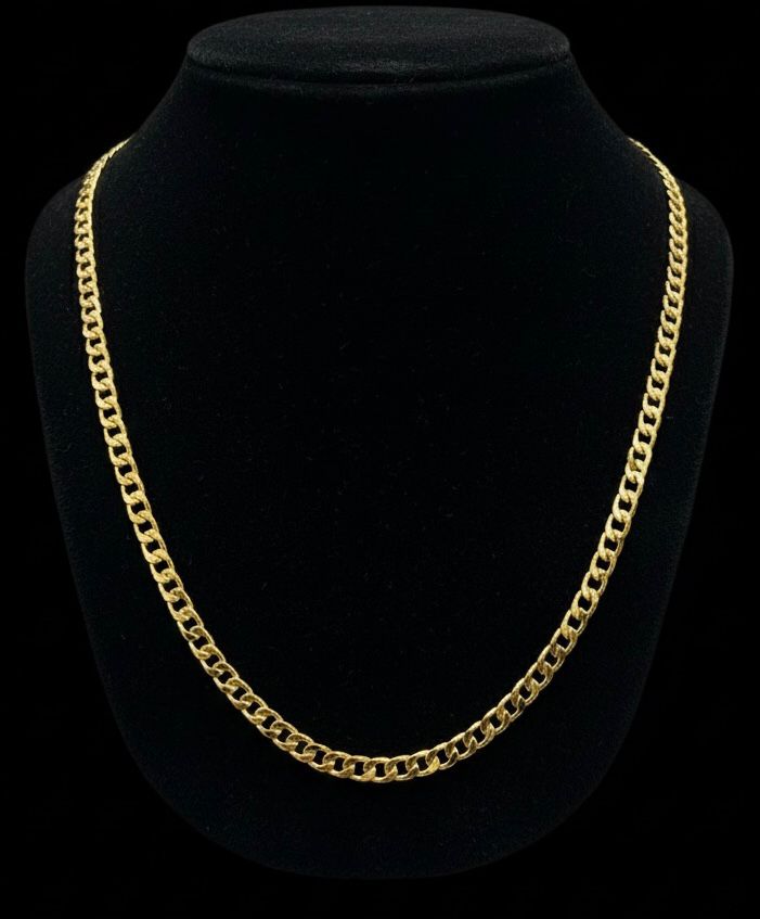 GENTS CHAIN 24K GOLD PLATED (20 SIZE) 16