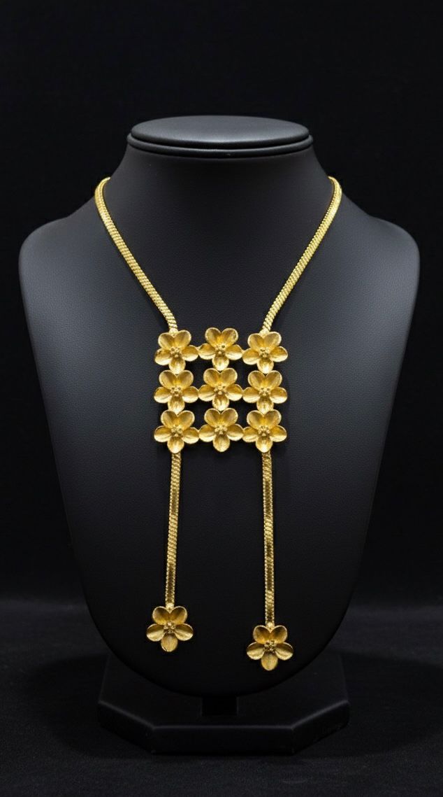 Tie chain D18 (24k gold plated )