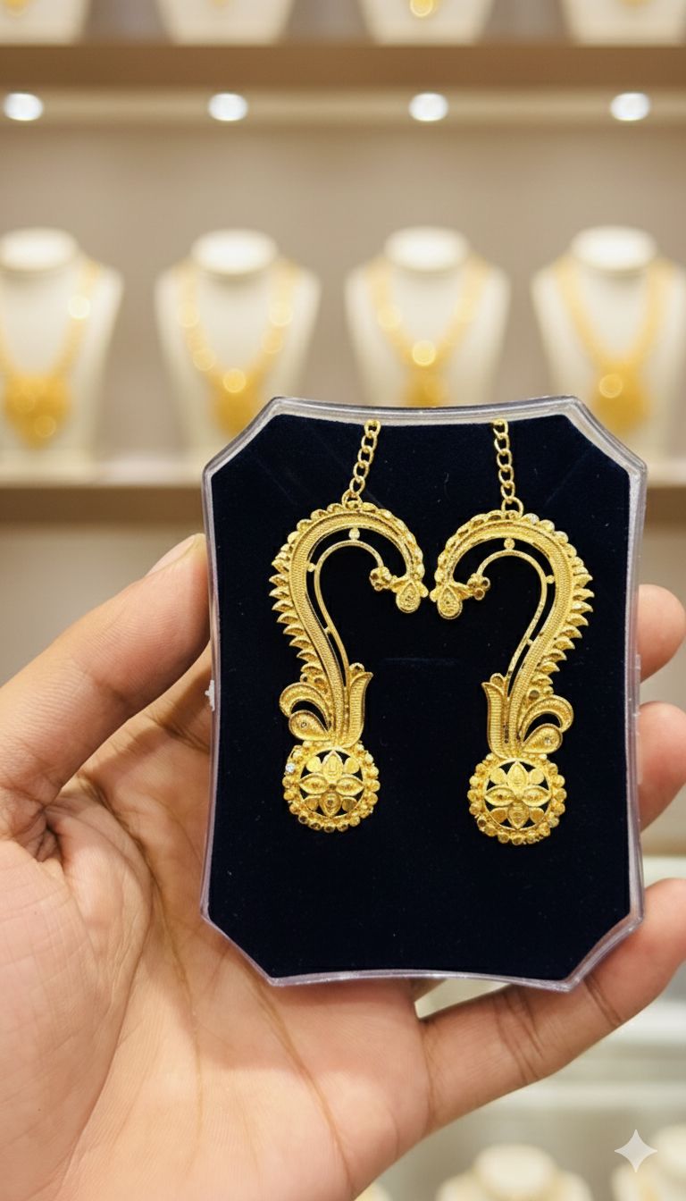 Ear Cuff Earrings (24K)D9