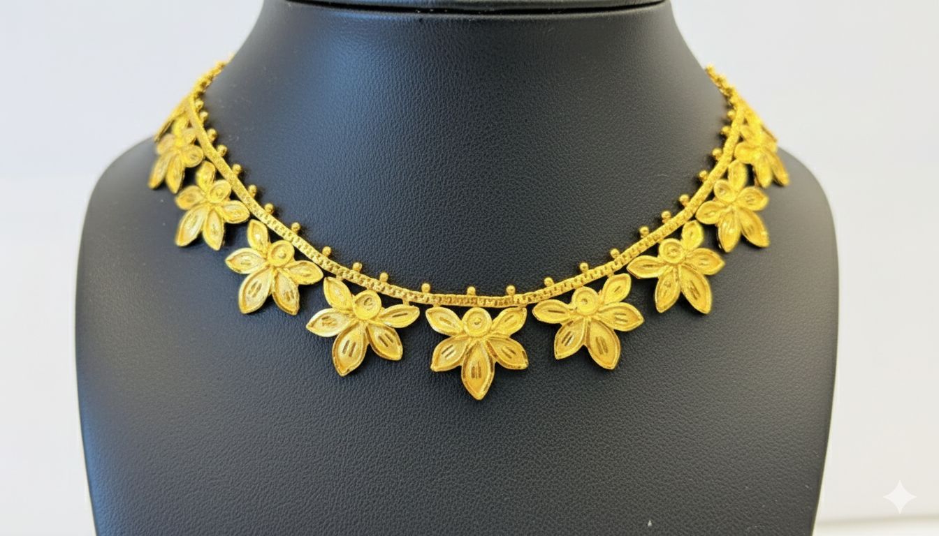 NECKLACE (24K GOLD PLATED)D23