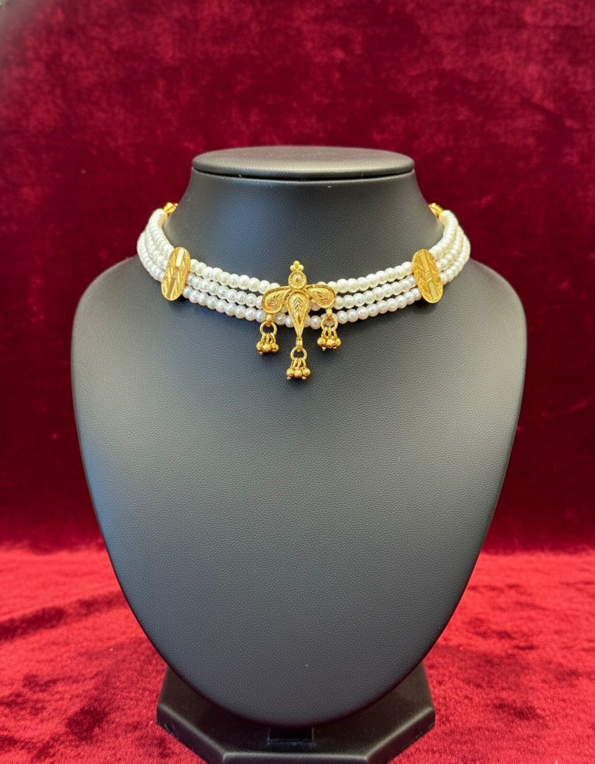 Pearl Chiks-24K(Gold Plated)D28