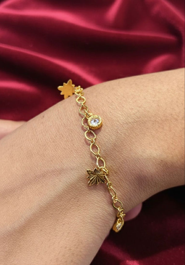 Bracelet(Girls)-24K(Gold Plated) D10