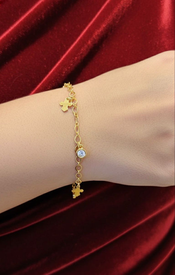 Bracelet(Girls)-24K(Gold Plated) D11