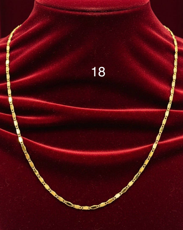 CHAIN 18 (24K GOLD PLATED ) D16