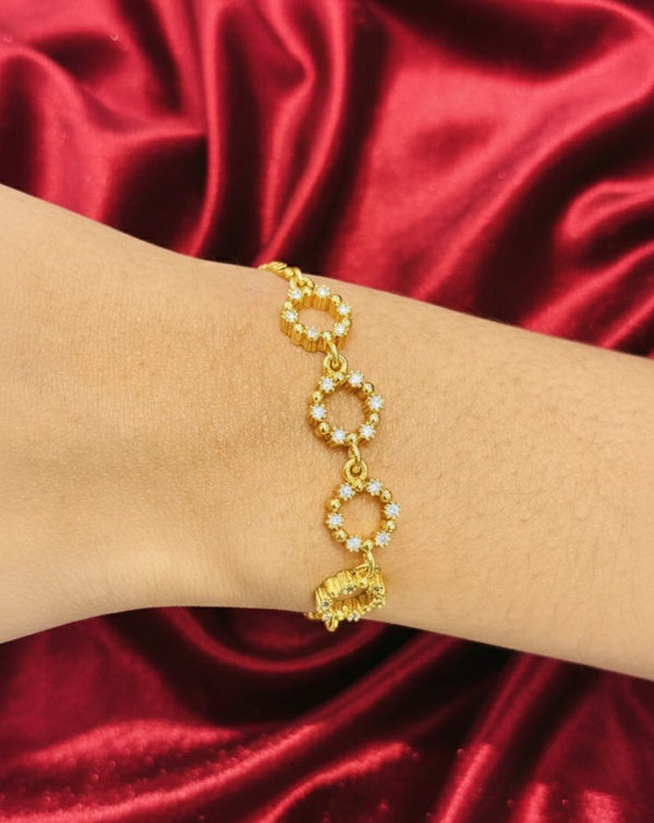 Bracelet(Girls)-24K(Gold Plated) D15