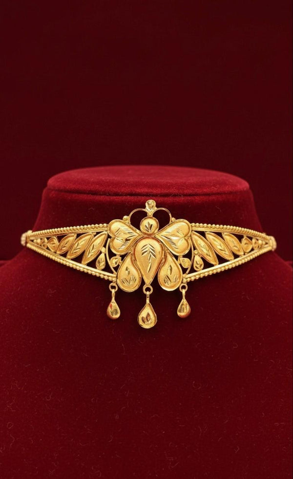 Crown Choker-( 24K Gold Plated ) D12