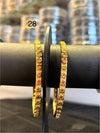 Bangles Gold Plated size 28 (24K) D2