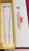 CHAIN 18 (24K GOLD PLATED) D27