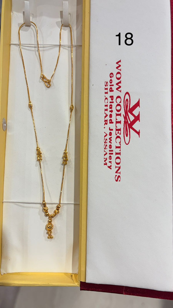 CHAIN 18 (24K GOLD PLATED) D32