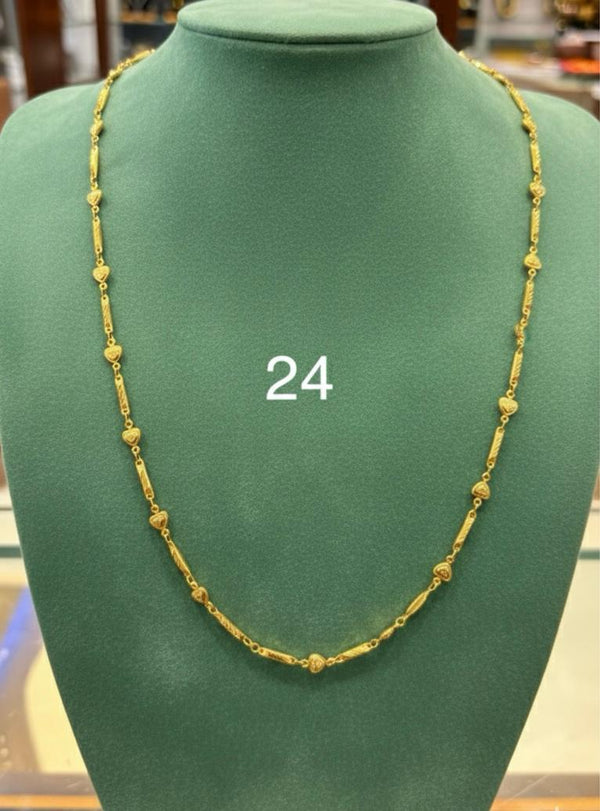 CHAIN 24(24K GOLD PLATED) D20