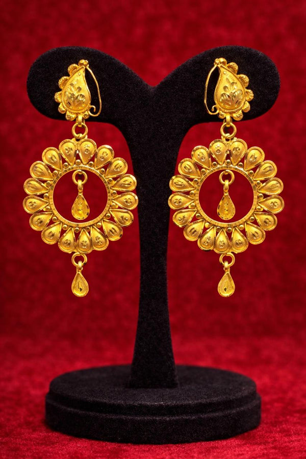 Designing Earrings 24K(GOLD PLATED) D14