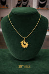1.5g chain with pendant 18 size D12