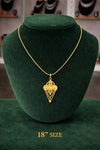 1.5g chain with pendant 18 size D14