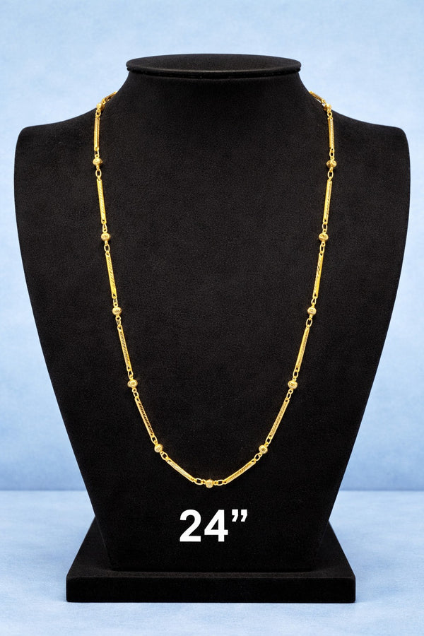 CHAIN 24(24K GOLD PLATED) D30