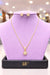 CHAIN PENDANT-18(24K Gold Plated) D31
