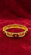 KONKONBANGLES GOLD PLATED Size 24 D6