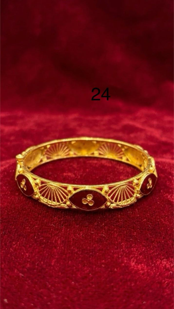 KONKONBANGLES GOLD PLATED Size 24 D6