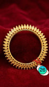 KONKONBANGLES GOLD PLATED Size 26 D10