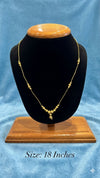 CHAIN 18 (24K GOLD PLATED) D49