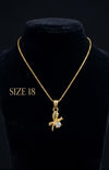CHAIN PENDANT-18(24K Gold Plated) D36