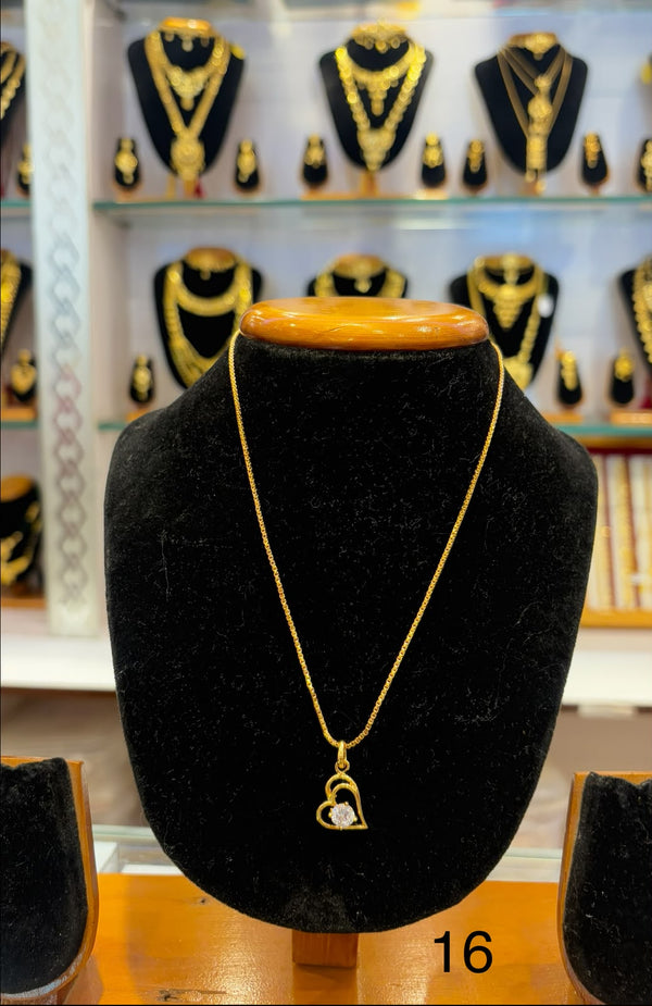 Chain Pendants-16(24K Gold Plated) D1