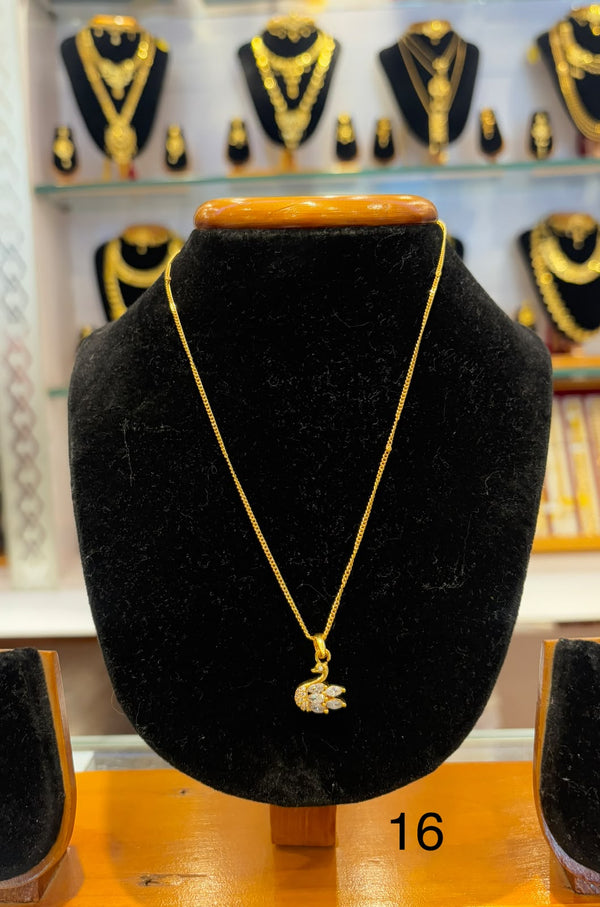 Chain Pendants-16(24K Gold Plated) D5