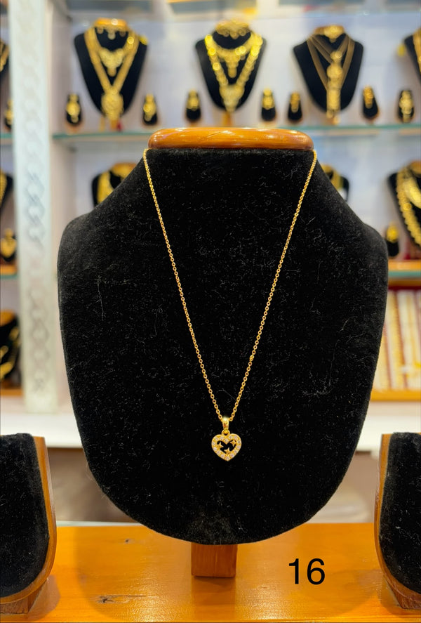 Chain Pendants-16(24K Gold Plated) D6