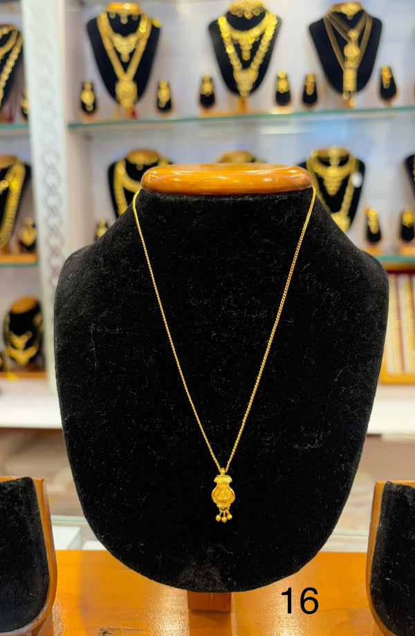 Chain Pendants-16(24K Gold Plated) D8