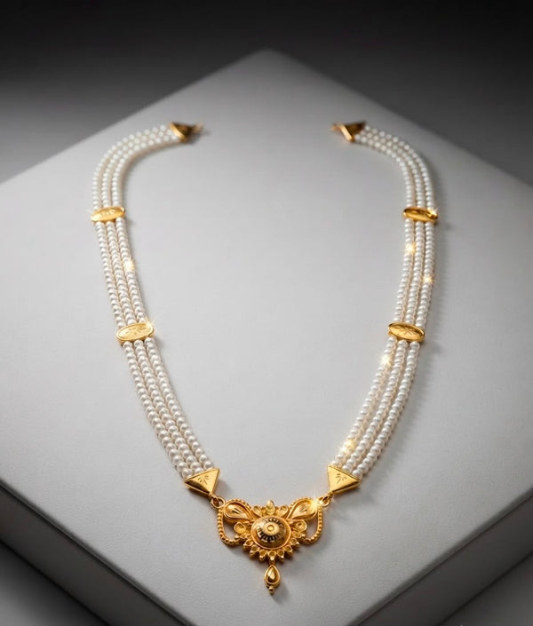 Pearl Shitahars-24k(Gold Plated) D122