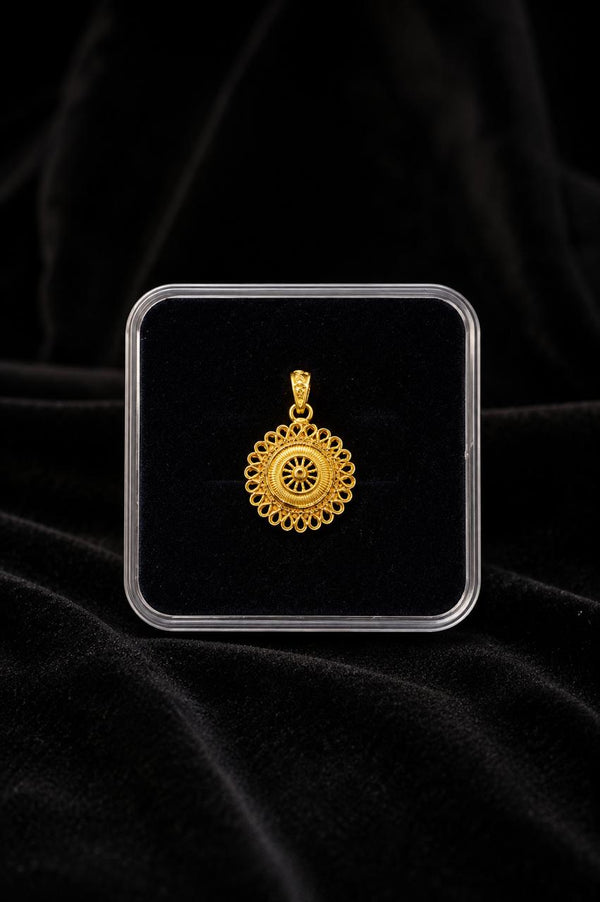 PENDANT (24K GOLD PLATED ) D9