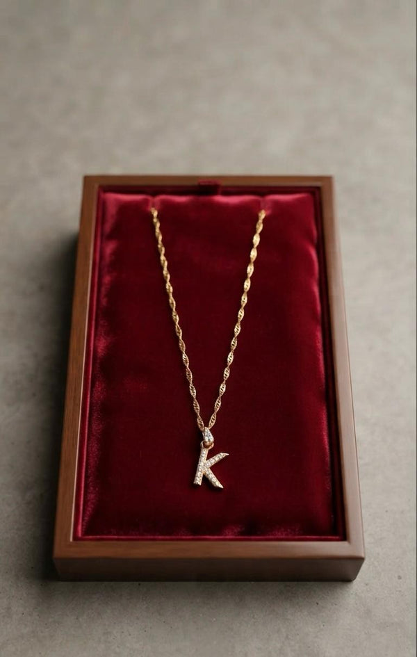CHAIN PENDANT-18(24K Gold Plated) D90
