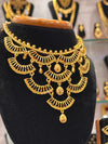 NECKLACEWITH EARRING (24K GOLD PLATED) D11