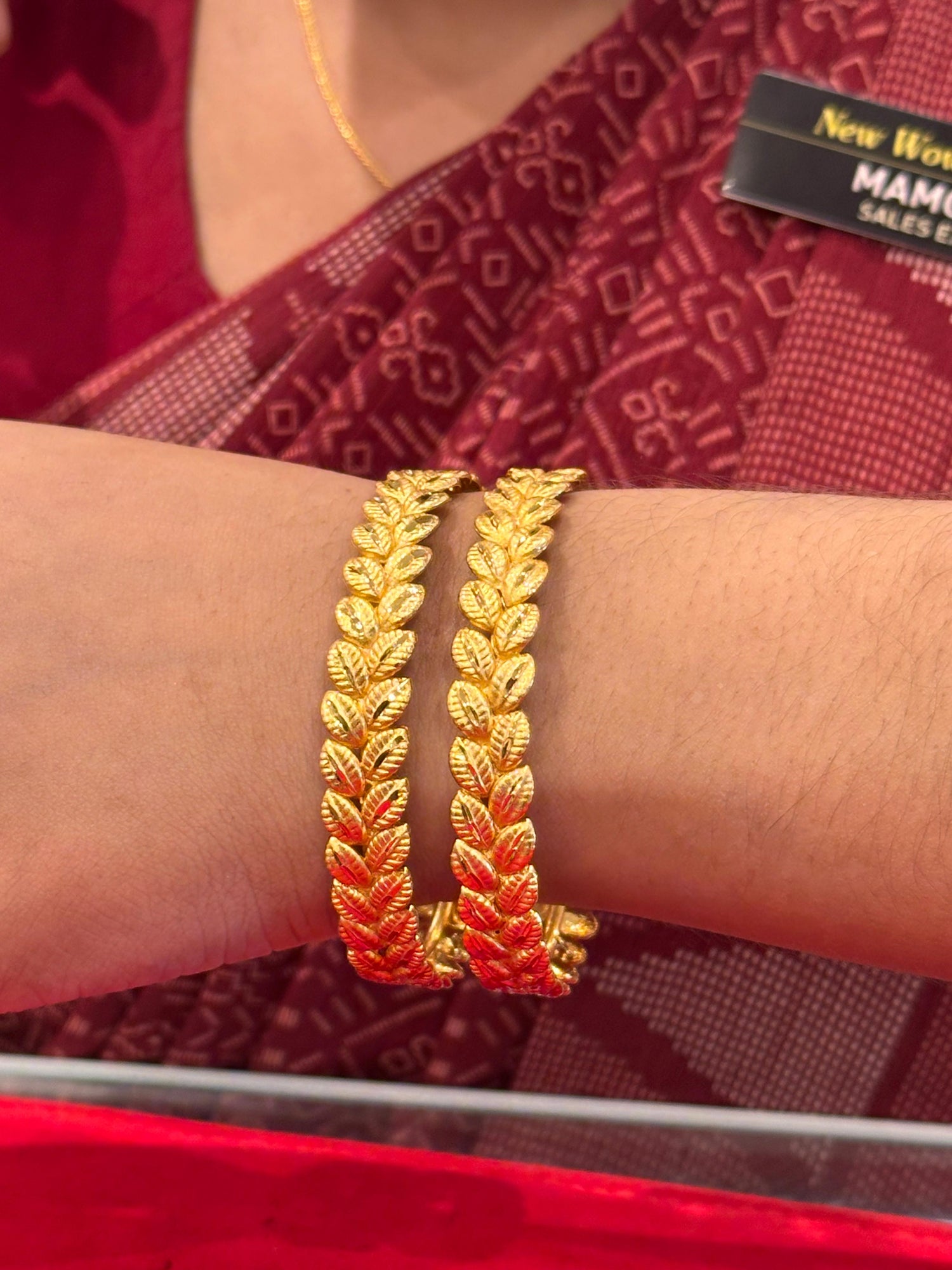 Bangles Gold Plated size 24 (24K)