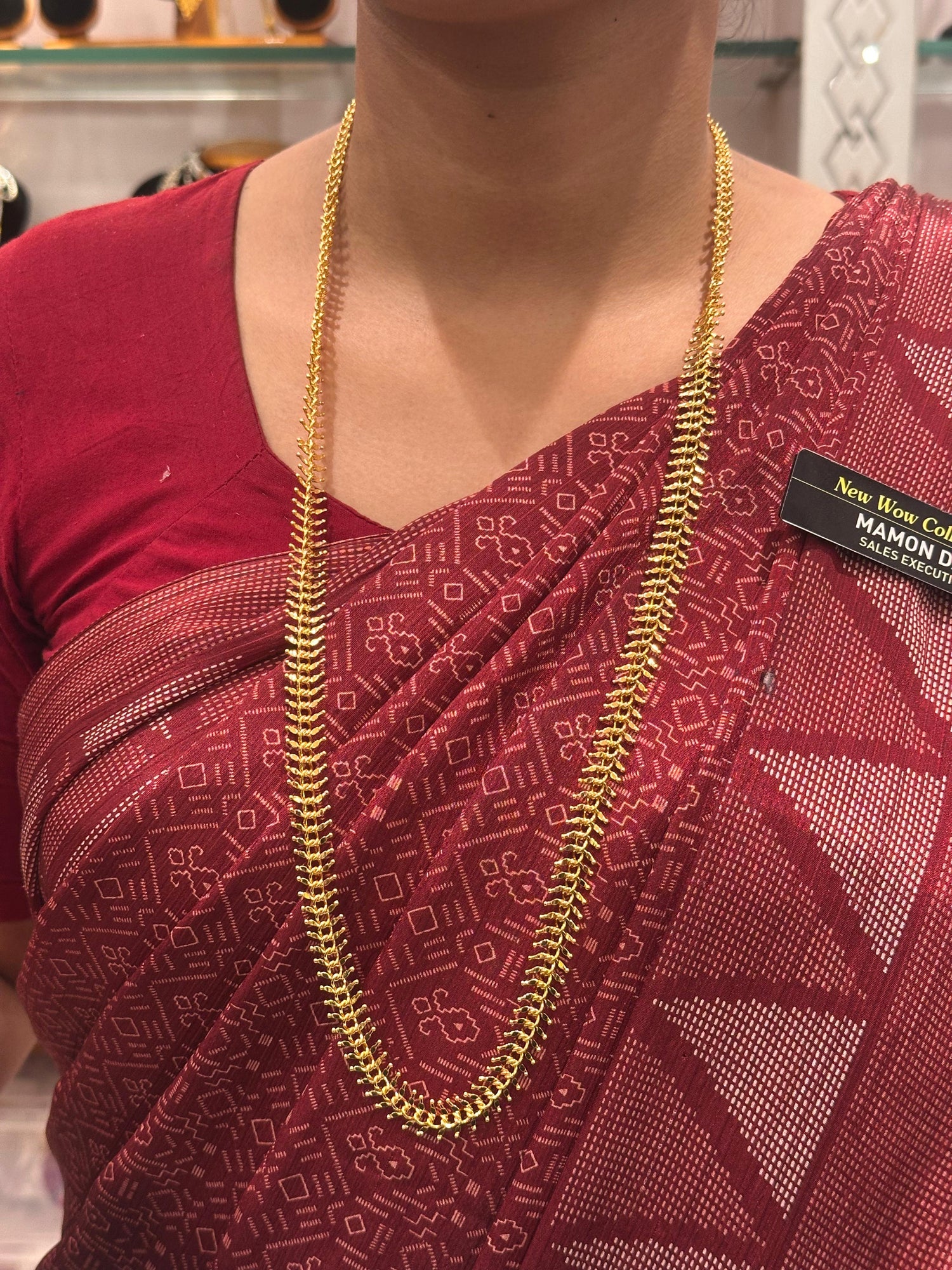 CHAIN SIZE 30 (24K GOLD PLATED )