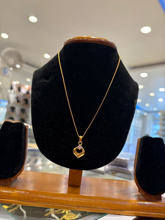 CHAIN PENDANT- SIZE 18 (24K)D3