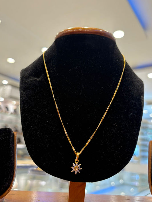 CHAIN PENDANT- SIZE 18 (24K)D4