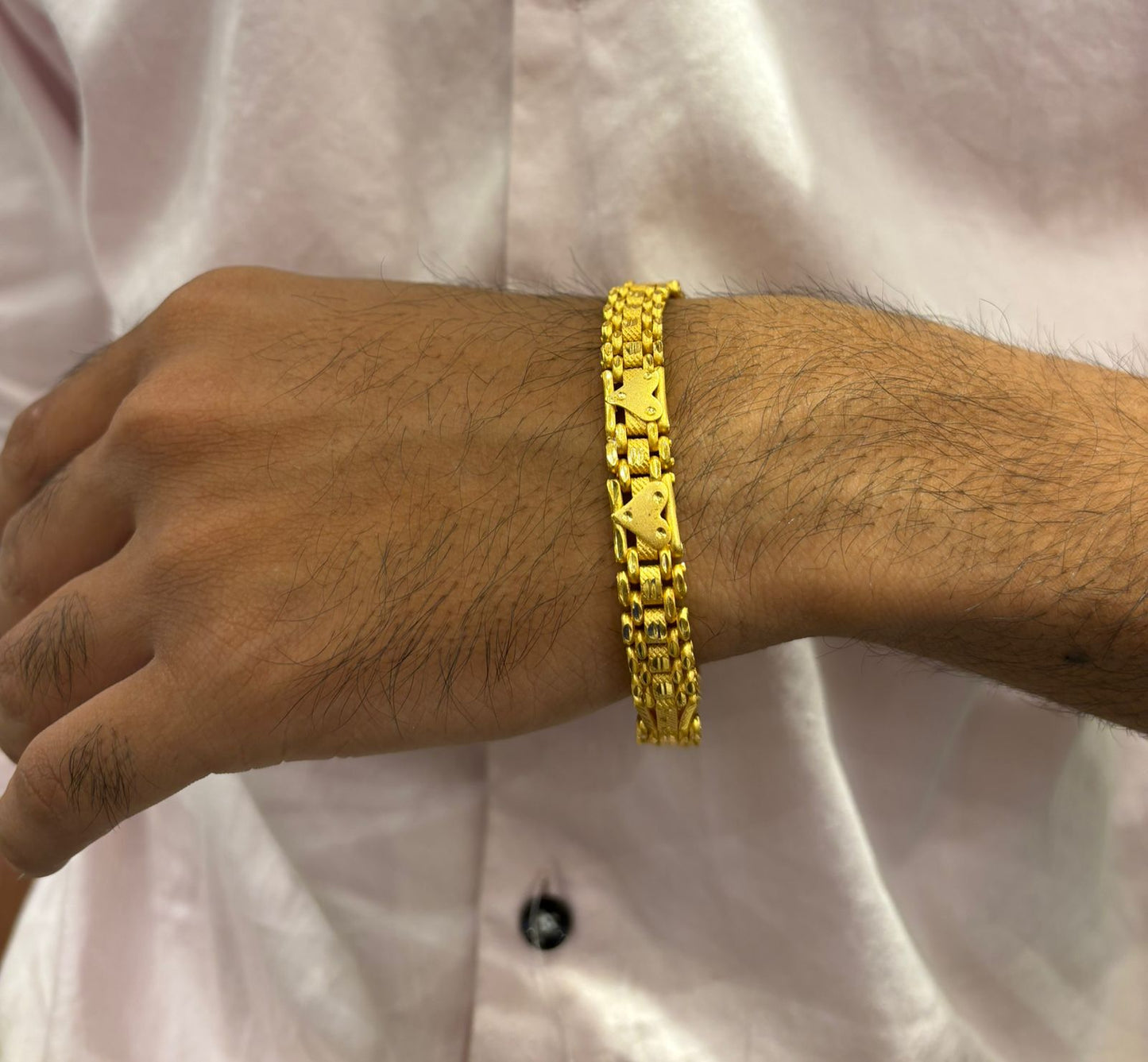 Bracelet(Boys)-24K(Gold Plated)D1