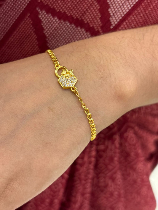 Bracelet(Girls)-24K(Gold Plated)D3