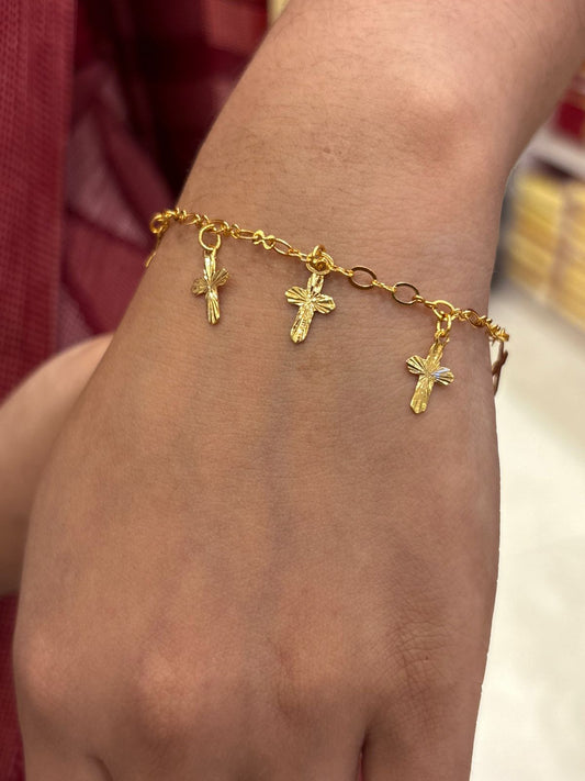 Bracelet(Girls)-24K(Gold Plated)D1