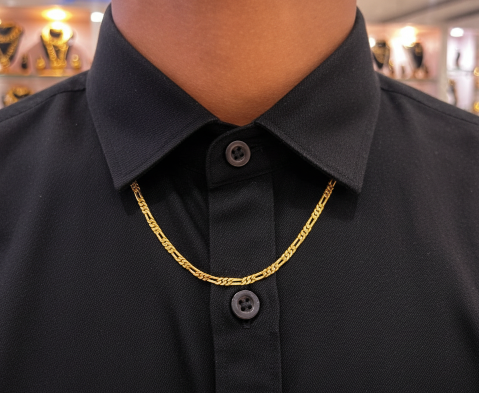 GENTS CHAIN 24K GOLD PLATED (20 SIZE) D9