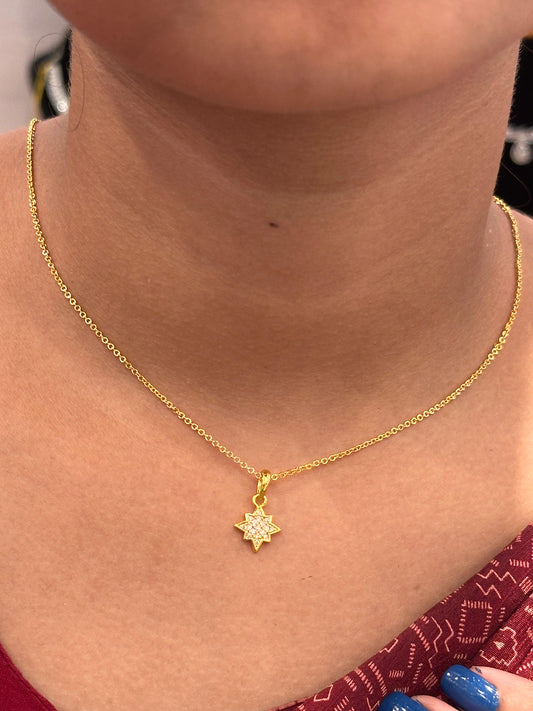 CHAIN PENDANT- SIZE 18 (24K)D8