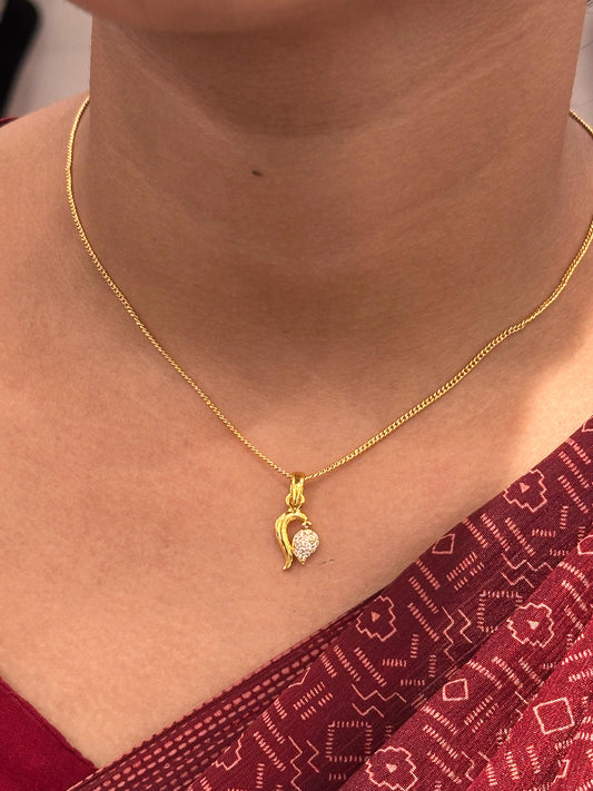 CHAIN PENDANT- SIZE 18 (24K)D7