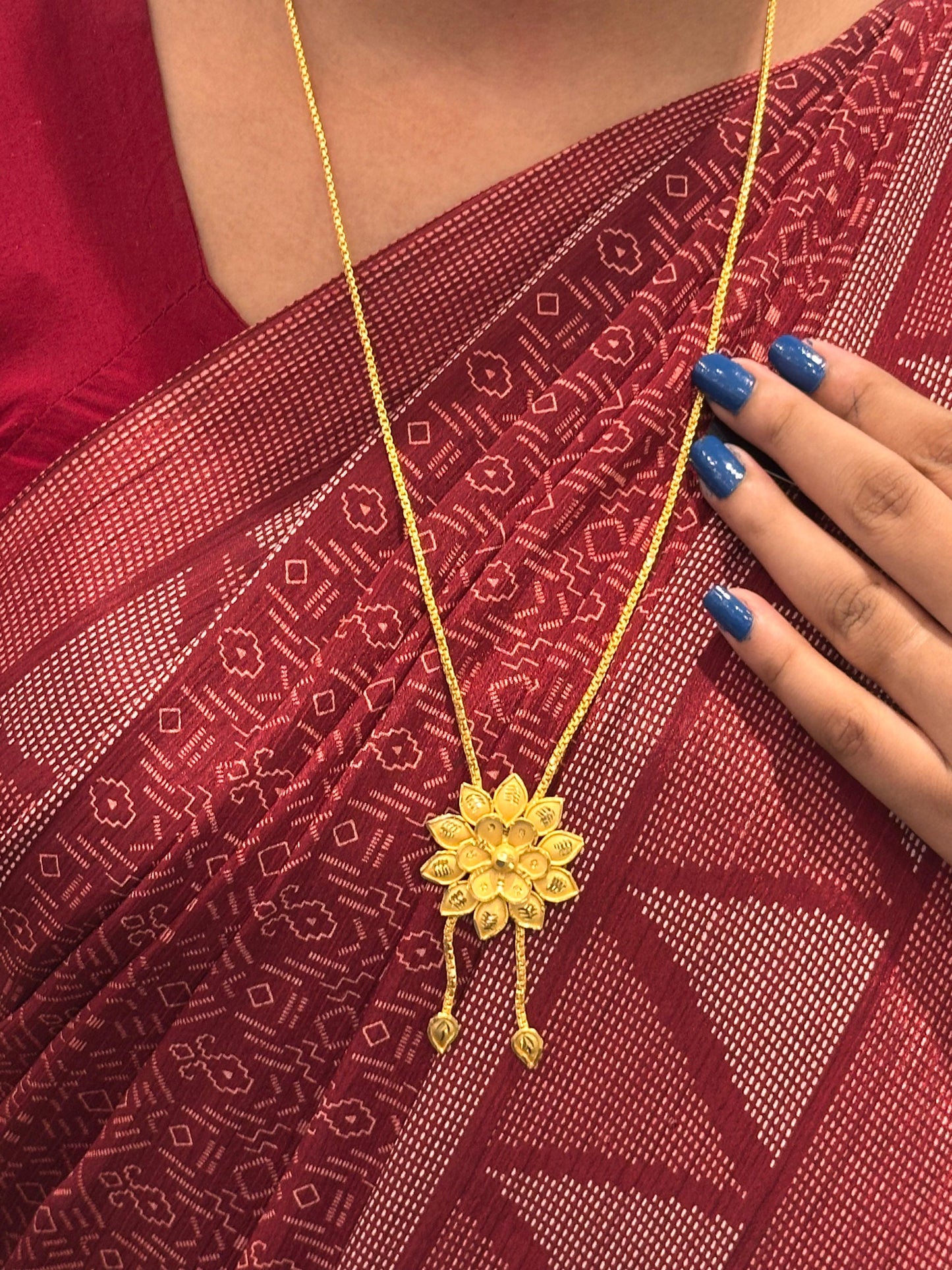 Tie chain D5 (24k gold plated )