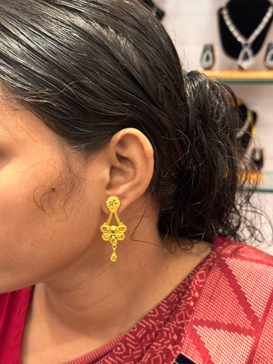 Gold Plated Earring (24K)D20